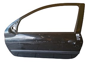Porta Lado Esquerdo Peugeot 206 2000 A 2008 2pts Com Detalhe