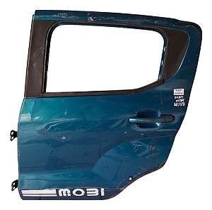 Porta Traseiro Esquerdo Fiat Mobi 2016 A 2019 Com Moldura