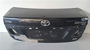 Tampa Traseira Toyota Corolla Sedan 2008  a 2012 Com detalhe