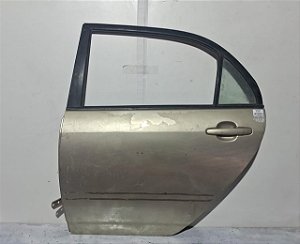 Porta Traseira Esquerda Toyota Corolla 2003 a 2008 C/detalhe