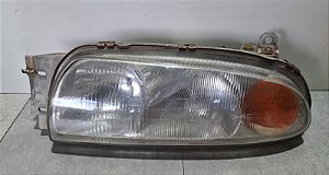 Farol Direito Ford Fiesta/Courier 1996 a 1999 Com detalhe