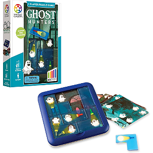 Ghost Hunters – Jogo de Lógica com Fantasmas, Luz e Sombra | 60 Desafios Inteligentes da SmartGames