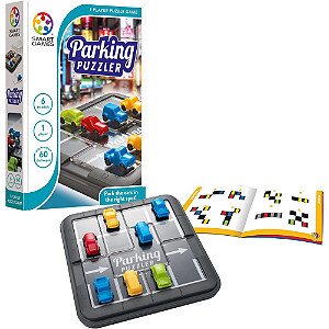 Parking Puzzler SmartGames | Jogo de Lógica Infantil com 60 Desafios Progressivos – A partir de 6 anos