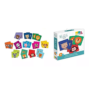Brinquedo Educativo Babebi Jogo De Memória Em Madeira 3+