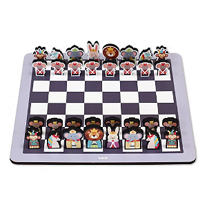 Xadrez Infantil Em Madeira Babebi Campo De Batalha 4+