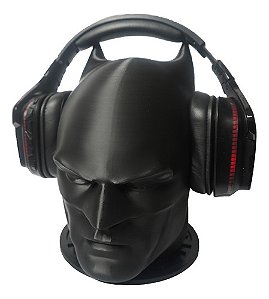 Suporte Headset Headphone Fone Batman Dc Herói Cabeça