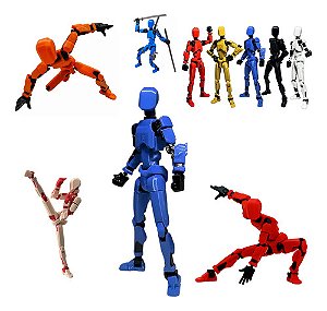 Brinquedo Dummy 13 - Boneco Multi Articulado Varias Posições e Cores