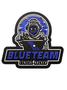 Plaquinha BLUETEAM Ethical Hacker - 3D