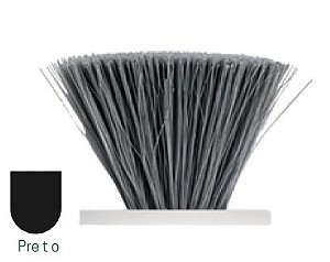 Fita Escova Vedadora PRETA 5x5mm Preta (Pelos Schlegel)