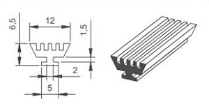 Vedação de PVC Extra - Preta (Borracha de Vedação)