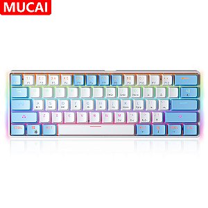 MUCAI-MK61 - Teclado Mecânico Gamer Hot Swap 60%