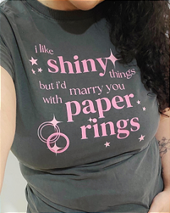 Camiseta "Paper Rings"