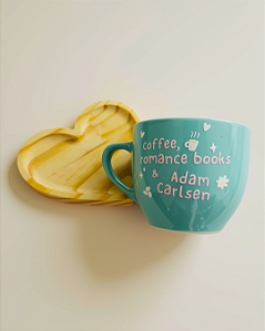 Caneca "Coffee & Romance Books"