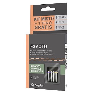 Pino de Fibra de Vidro Exacto Kit Misto - Angelus