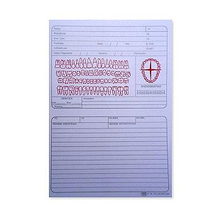 Ficha Clínica Odontológica Dupla - Preven