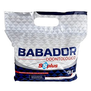 Babador Impermeável Branco SSplus - Qualybless