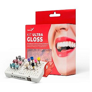 Kit Acabamento e Polimento de Resina Completo Ultra Gloss - American Burrs