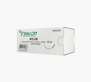 Fio de Sutura Nylon com Agulha - Shalon