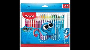 Caneta hidrografica 36 cores - Maped