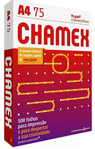 Papel Sulfite A4 Chamex – 500 Folhas 75 g/m²