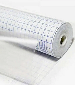 Plástico Adesivo Transparente – 45 cm de Largura (Venda por Metro)