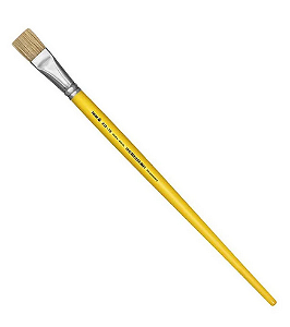 Pincéis Chatos nº 10, 12, 14 e 16 – Pintura Escolar e Artesanato