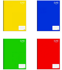 Caderno Brochura 1/4 – 48/96 Folhas