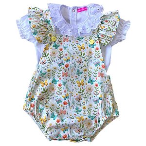 Body Jardineira com Blusa - Melissa