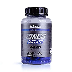 Zinco Quelato 29,59mg - 60 Cápsulas