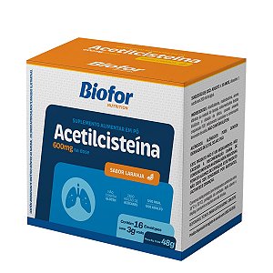 Nac N-Acetilcisteína 800mg dose 16 Sachês