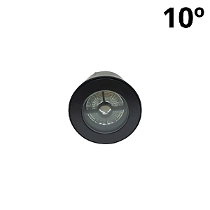 Embutido De Solo e Piso De Led 3649-fe-s-pm 8w 2700k 10º Preto Interlight Com Antiofuscante