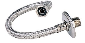 Engate Flexivel 40cm Inox 1/2 FXF (Fema x Femea) -Tigre/Fabrimar