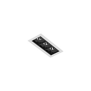Spot de Embutir Picco 4992-ab-s-bm 7w 2700k Branco/Preto Interlight