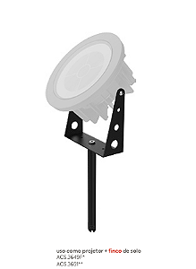 Acessorio para finco projetor de 8w ACS.3649F