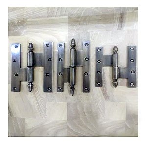 Dobradiça Torpedo pontas torneadas - Ref. 6651