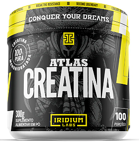 creatina monohidratada 300g atlas iridium