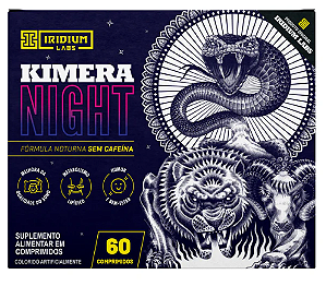 magnésio kimera night sem cafeina 60 comps iridium