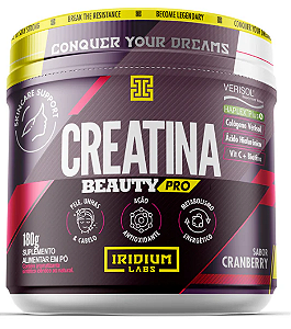 creatina beauty pro 180g cranberry iridium