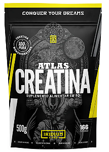 creatina monohidratada 500g atlas iridium