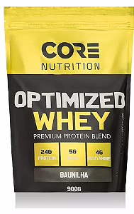 whey optimized core nutrition 900g baunilha
