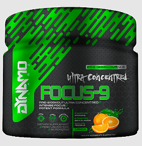 cafeina focus-9 - 105g dynamo laranja