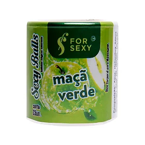 Bolinhas Mágicas Maçã Verde Sexy Balls 03 Unidades For Sexy