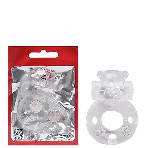 Anel Peniano Vibrador Bichinho Sensual Love Transparente