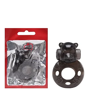 Anel Peniano Vibrador Bichinho Sensual Love Preto