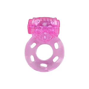 Anel Peniano Vibrador Bichinho Sensual Love Rosa