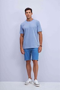CAMISETA SLIM COM RECORTE PALA COSTAS EM MALHA TOUCH
