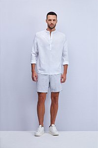 BATA SLIM  MANGA LONGA EM TECIDO COM LINHO