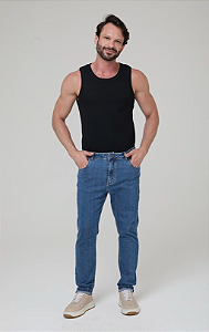 CALÇA DENIM SLIM CLARO