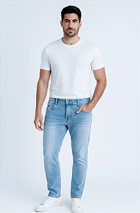 CALÇA DENIM SKINNY CLARO