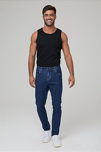 CALÇA DENIM SKINNY ESCURA